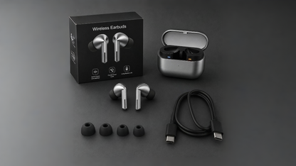 Wireless Noise-Cancelling Earbuds Bluetooth 5.3.